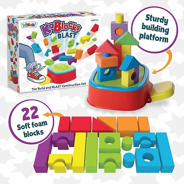 NEW MindWare Wizmo KaBlocks Blast Game Build & Blast Block Construction Set