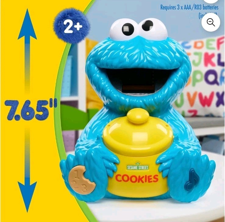 Sesame Street Cookie’s Counting Jar, 12-Pieces, Learning and Education, Kids…