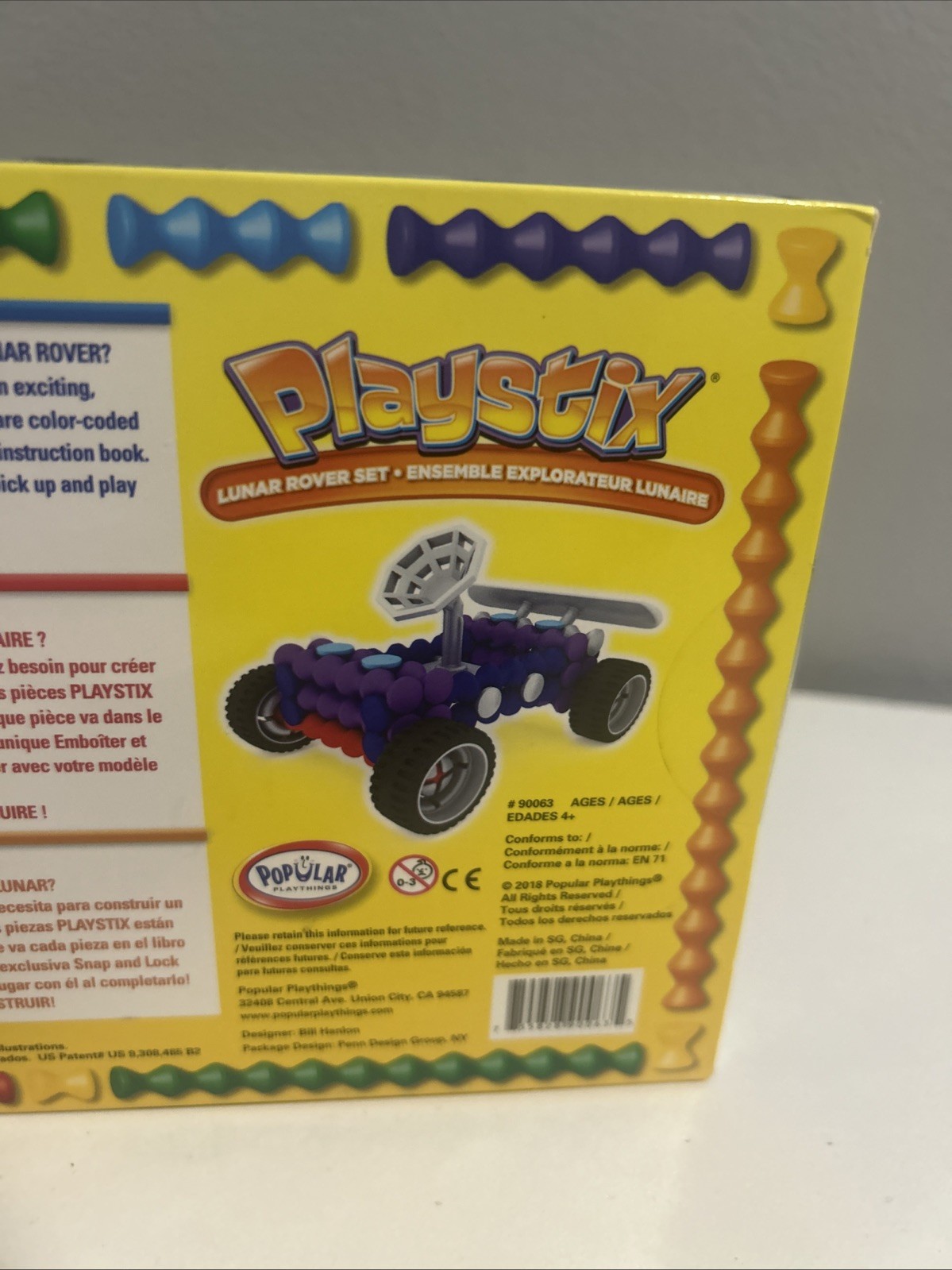Playstix Lunar Rover Set Popular Playthings 25 Piece Set
