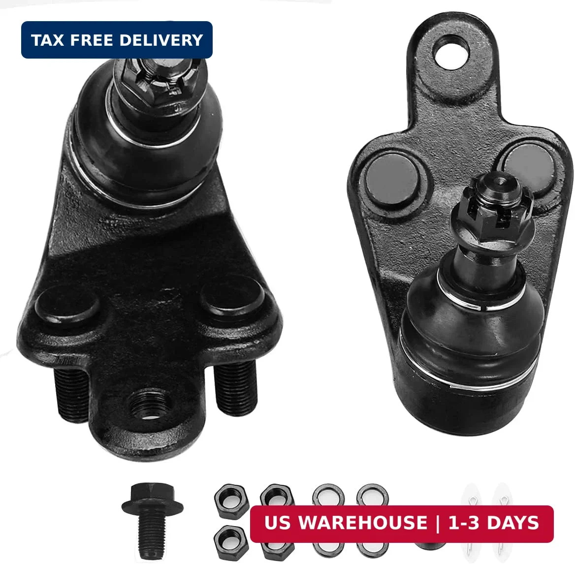 2PC Front Lower Ball Joint Kit K500043 K500044 for Toyota Avalon 2005-2018, Camr