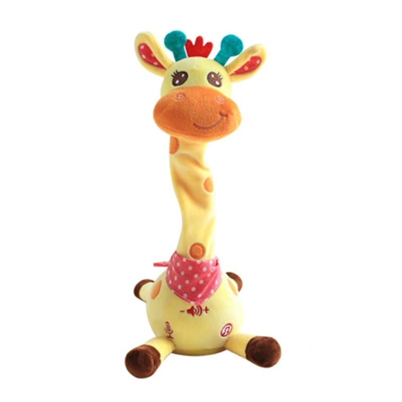 Musical Giraffe Plush Toy With Adjustable Volumes For Child Entertainment
