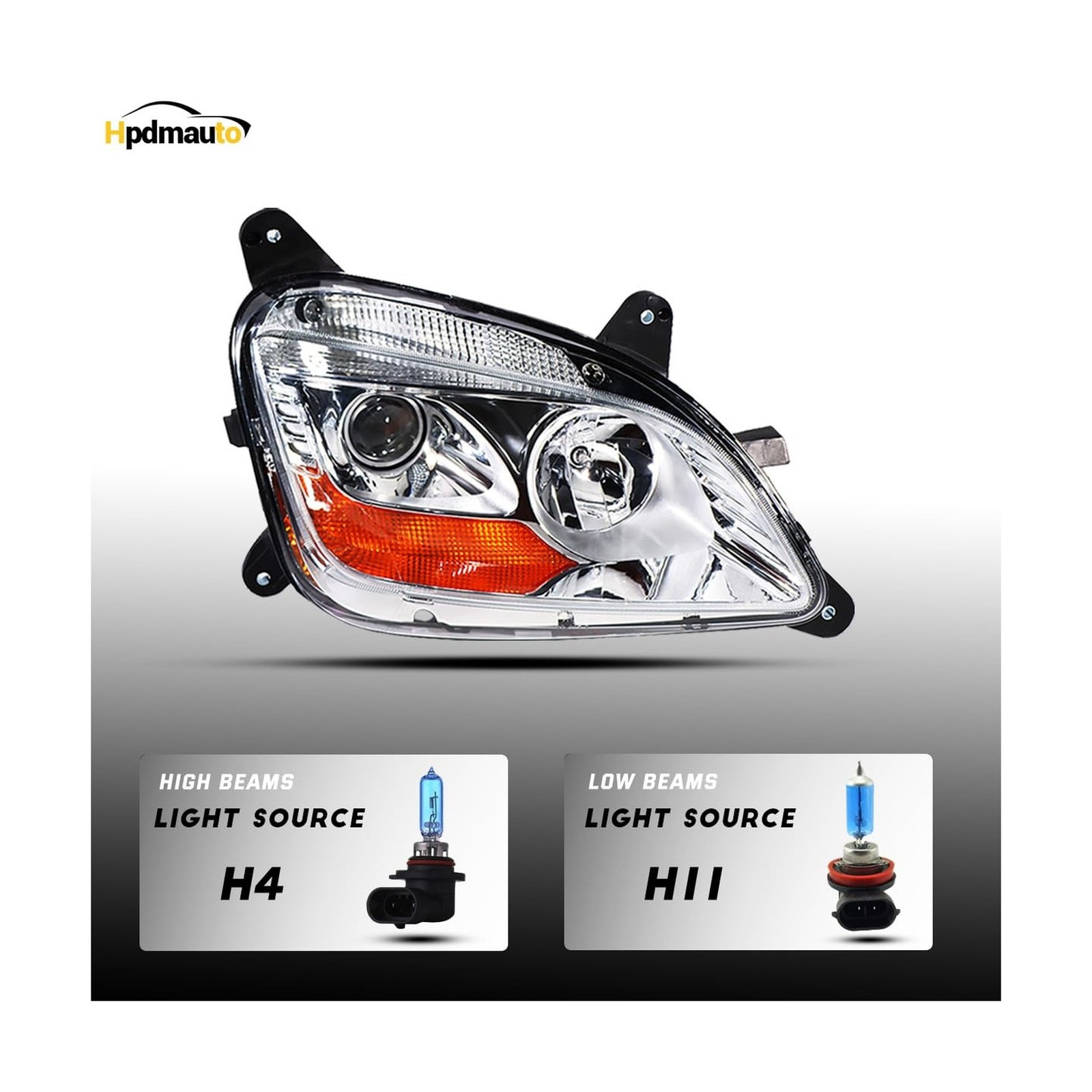 Fit for 2011-2023 Peterbilt 579 587 Class 8 Truck Projector Headlight Headlam…
