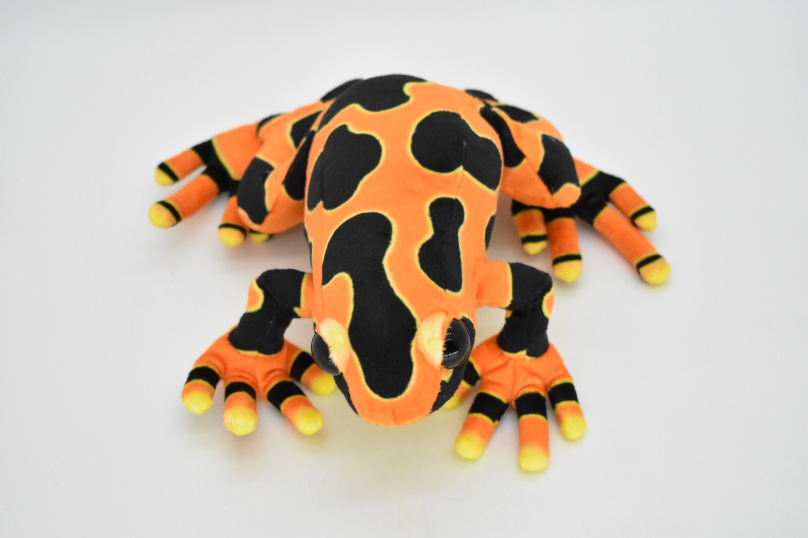 Frog, Orange, Poison Dart, Very Nice Plush Stuffed Animal Toy 9″ RI11B258