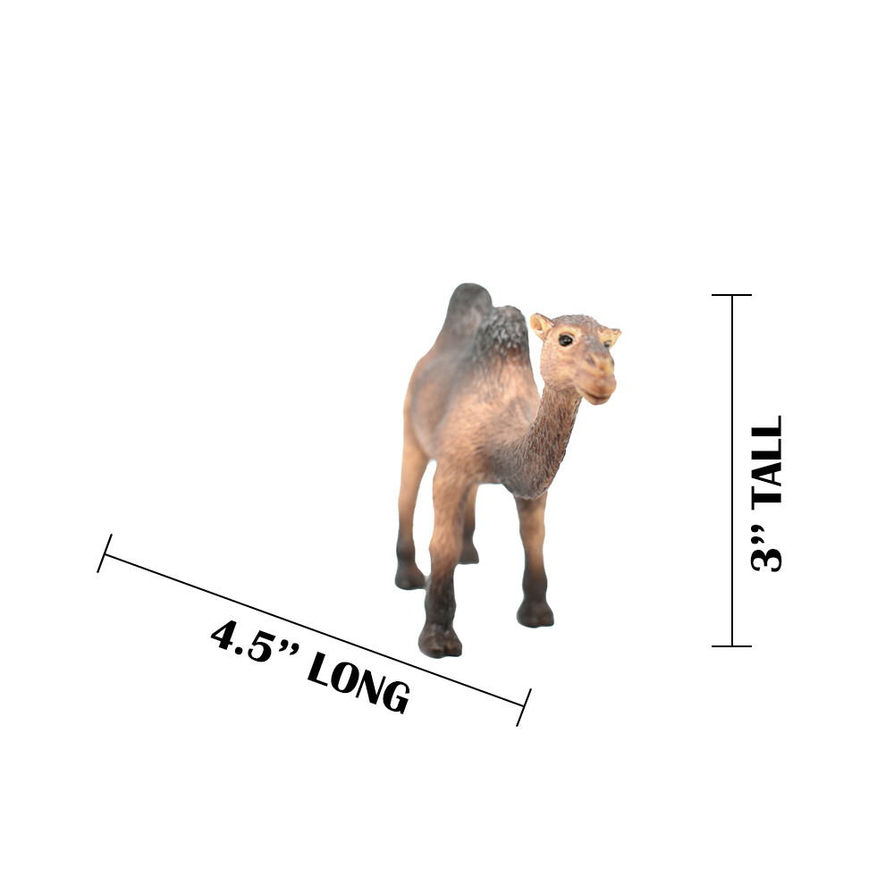 Camel Double Hump Realistic Small Toy Model Plastic Replica Animal 4.5″ OK17