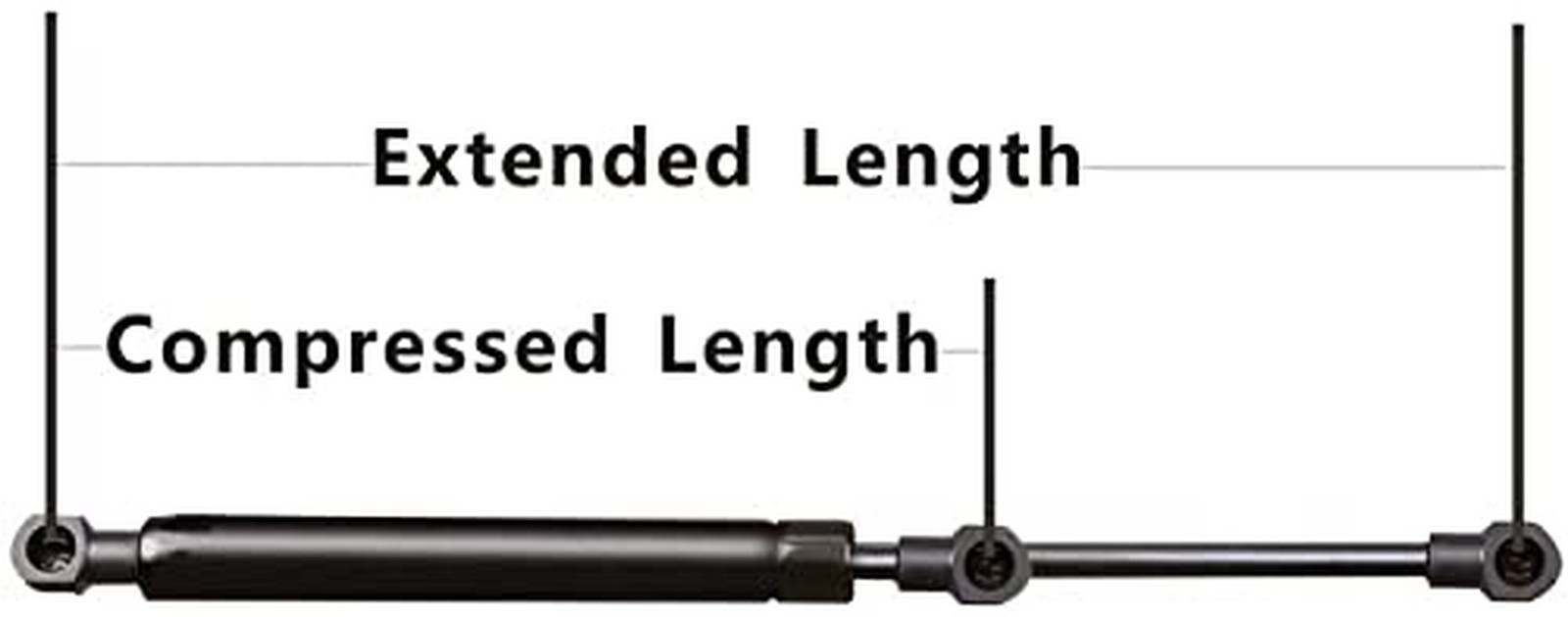 6129 Rear Liftgate Hatch Lift Supports Shocks Struts Arms Prop Rod Damper Gas…