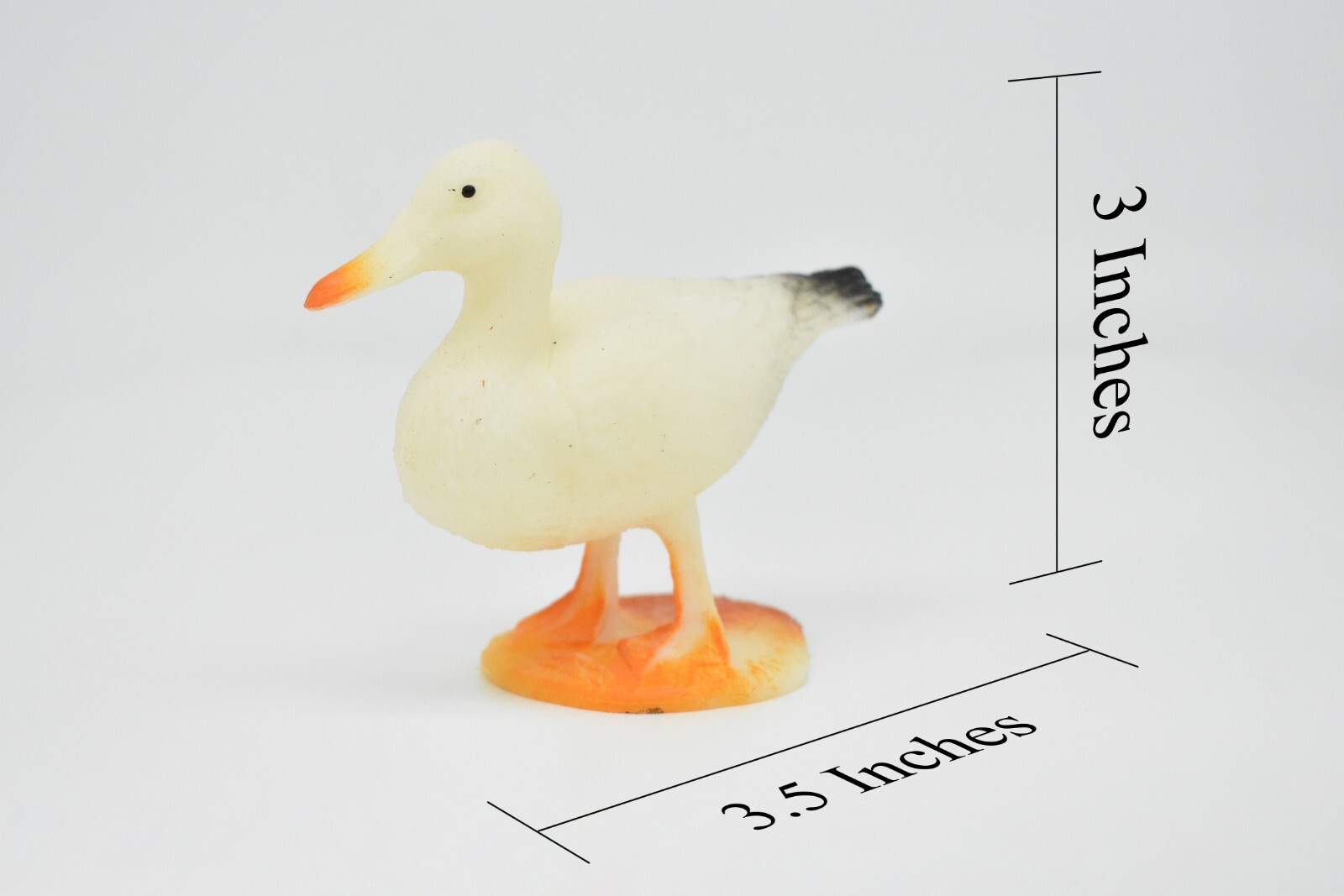 Duck, Mandarin, Chinese Teal, Very Nice Plastic Model Toy 1 1/2″ F622 B13