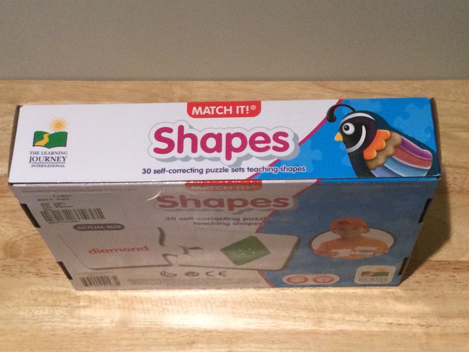 Match It! Shapes – 30 Self-Correcting Puzzle Sets Teaching Shapes – 3+