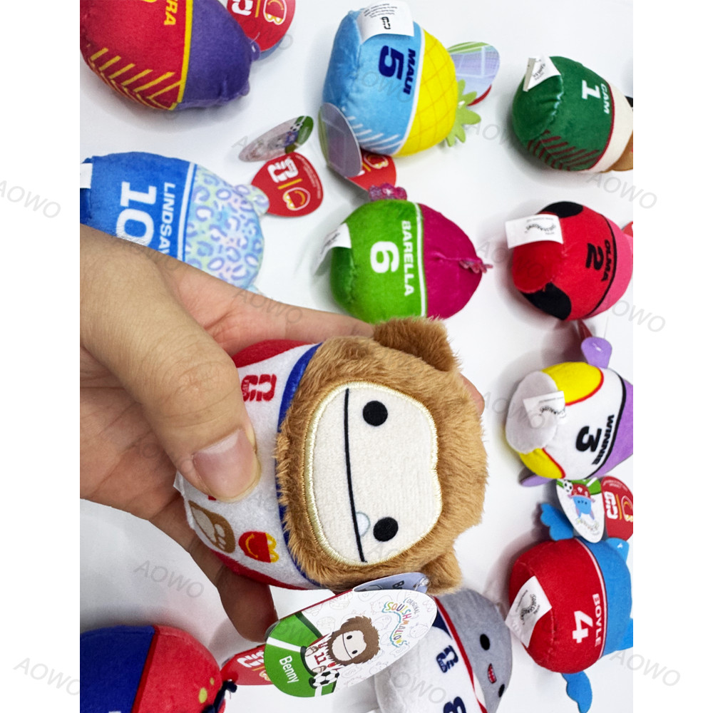 12PCS Mc DONALD’S Squishmallows World Cup 2026 Happy Meal Toys Set