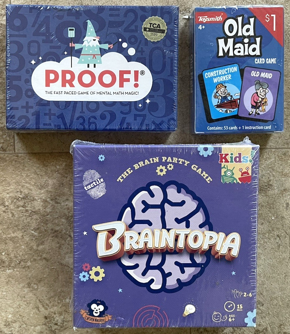 BIG CHILDREN’S LOT: Flash Cards PUZZLES Truck/Stamp Kits GAMES Wood Letters NEW!