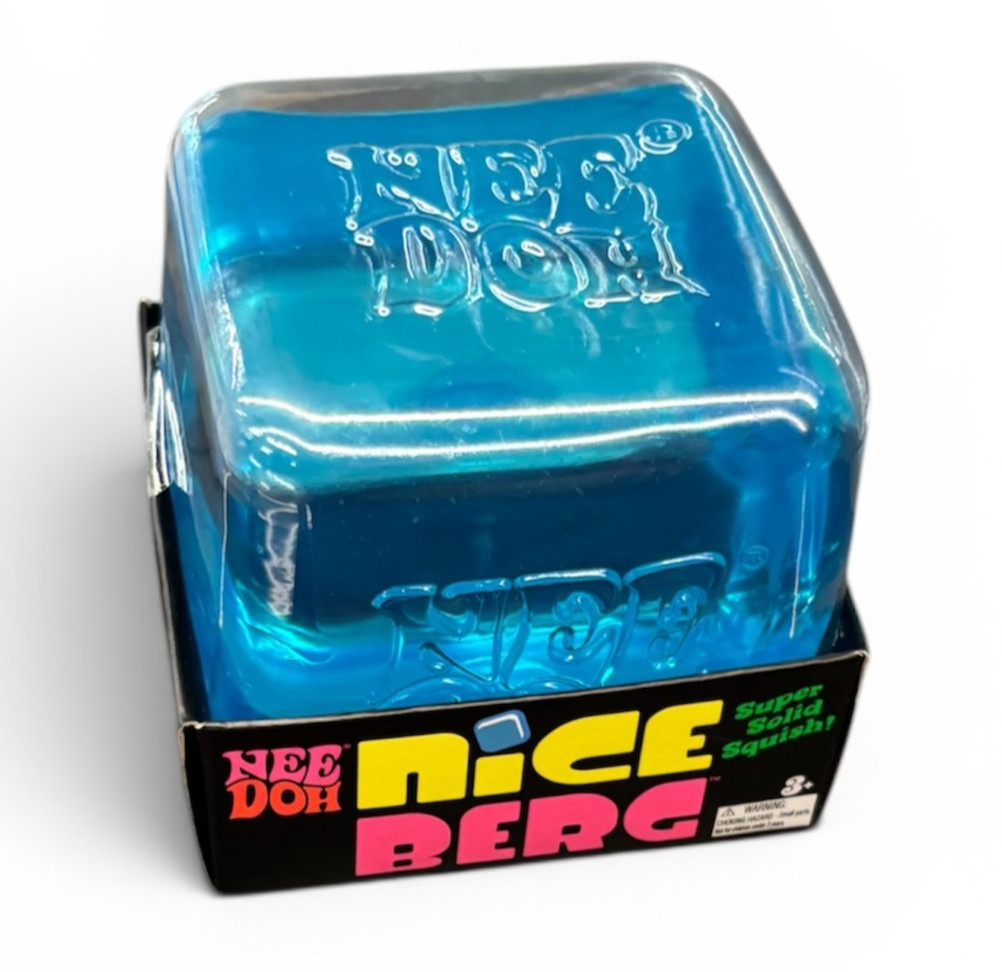 Viral Nee Doh Nice Berg Blue Giant Squishy Toy