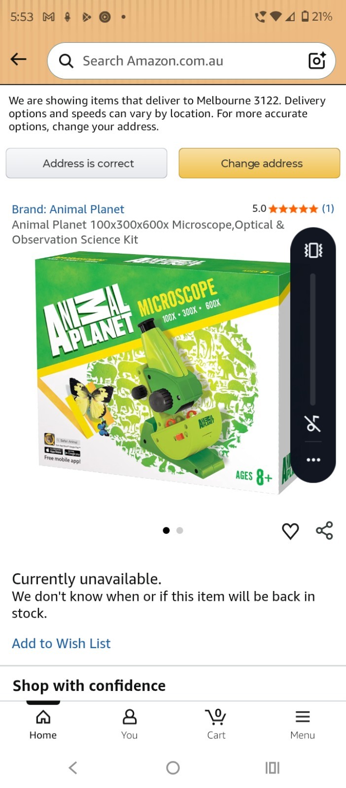 Animal planet microscope