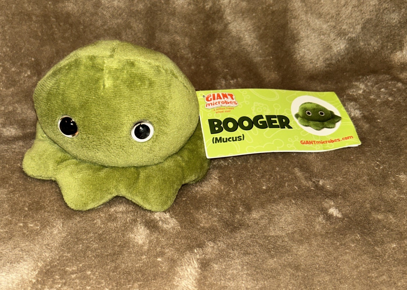 Giant Microbes Booger Mucus Educational Plush Toy Original Soft Body Biology