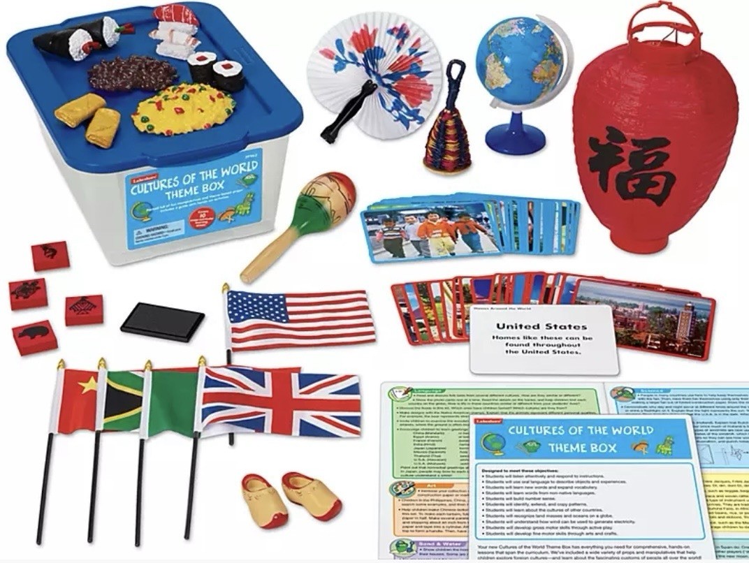 Lakeshore Cultures Of The World Theme Box Educational Resource 3+ Learning