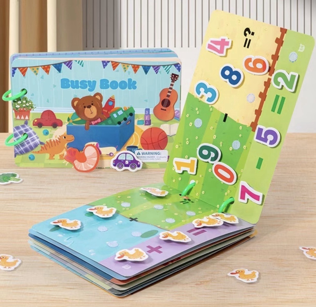 Small Montessori Busy Book for Toddlers Themes Preschool- Animals