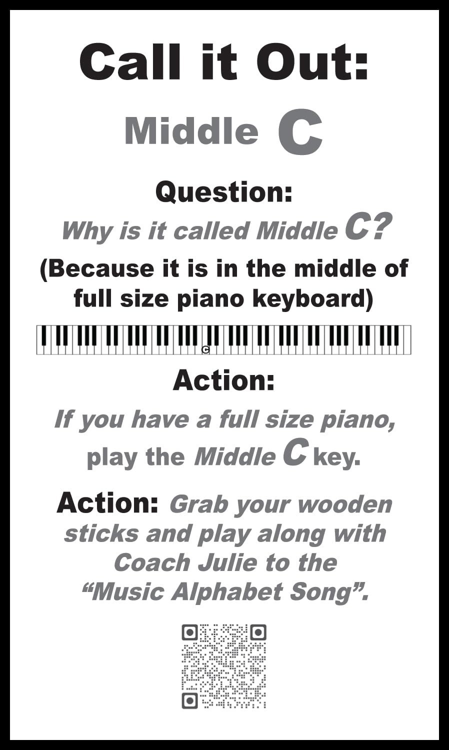 Interactive Music Theory Flash Cards for Kids 4+ | 50 Fun Learning Cards, QR Cod