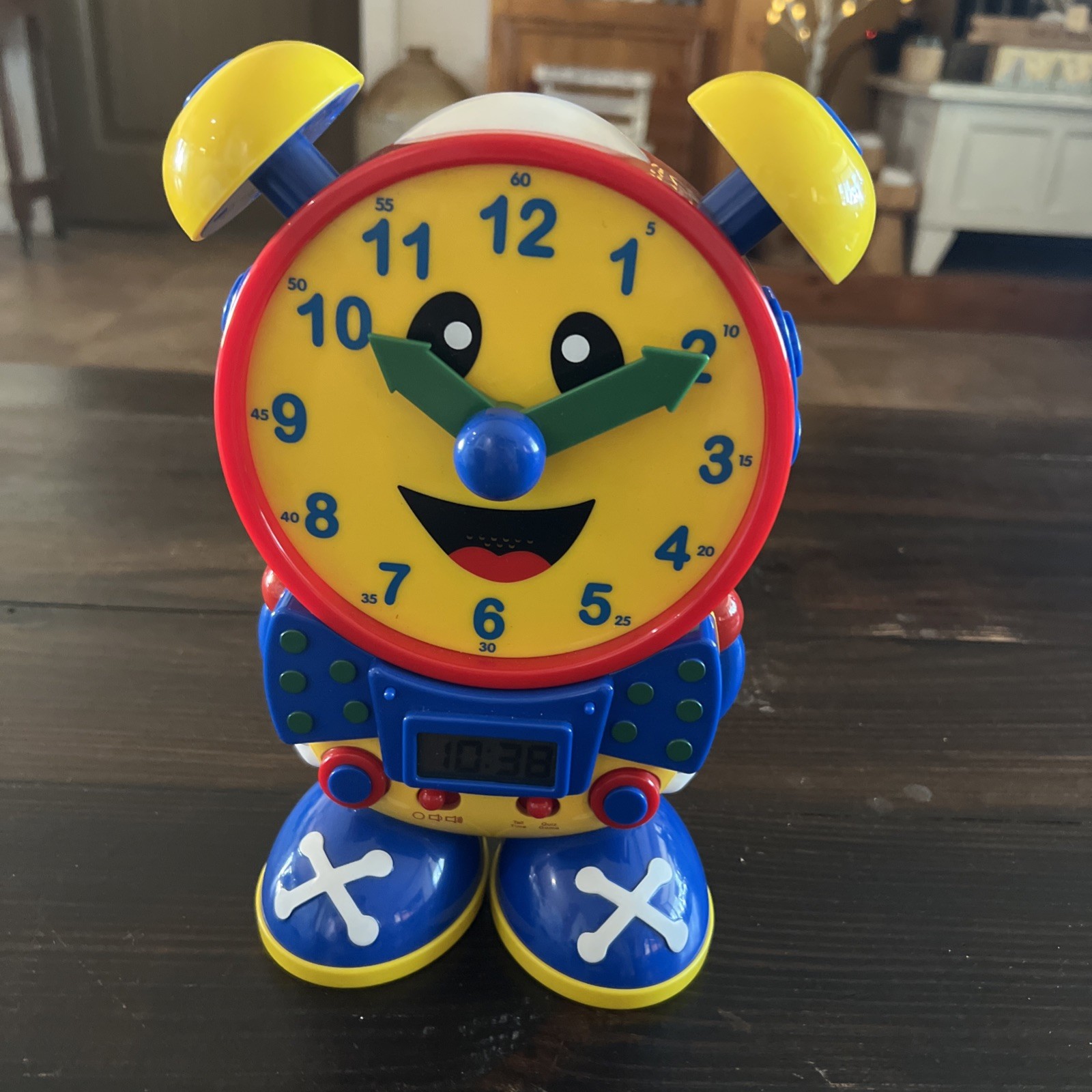 THE LEARNING JOURNEY TELLY THE TEACHING TIME DIGITAL CLOCK TOY TESTED WORKS