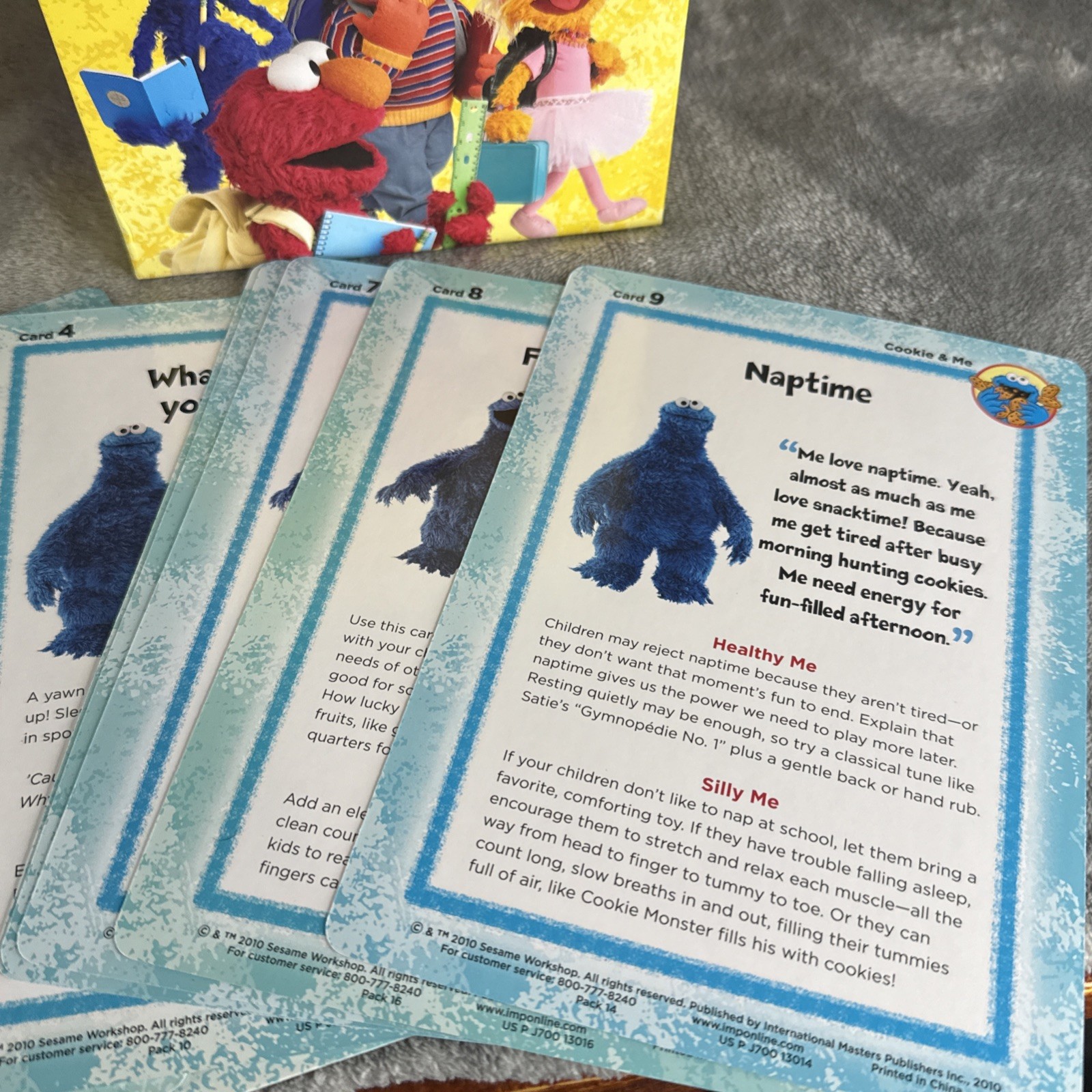 Sesame Street Elmo’s Learning Adventure Flash Cards Educational 2011