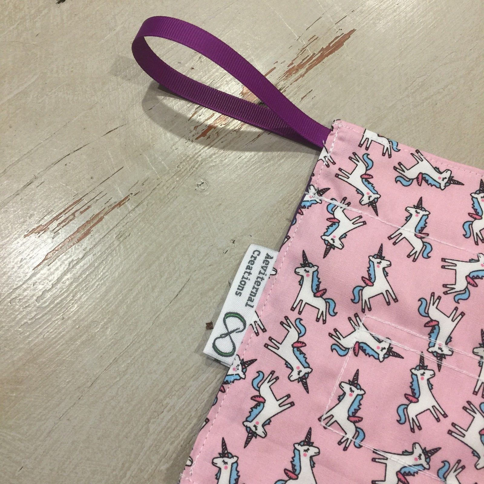 Marble Maze, Fabric, Puzzle, Sensory Learning Aid, Tactile Toy, ADHD, Unicorn