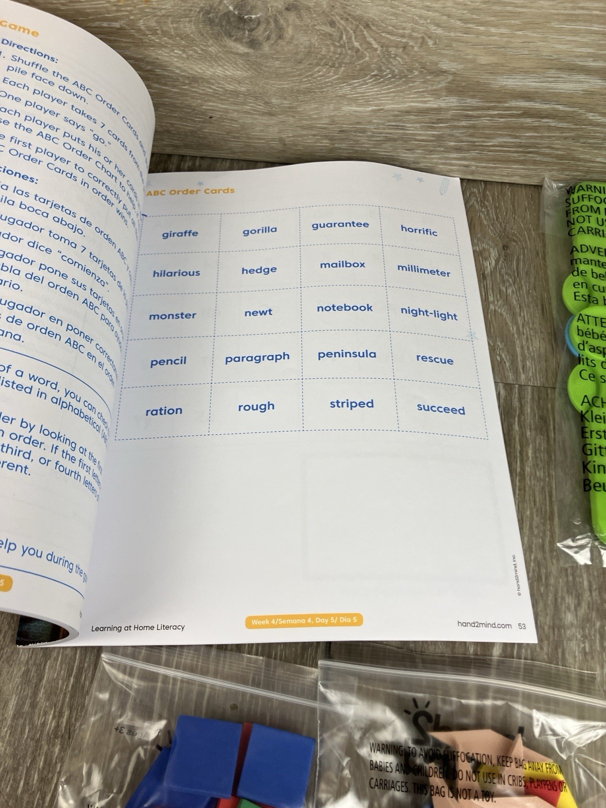 Hands 2 Mind Grade 3 Learning At Home Literacy Kit Homeschool