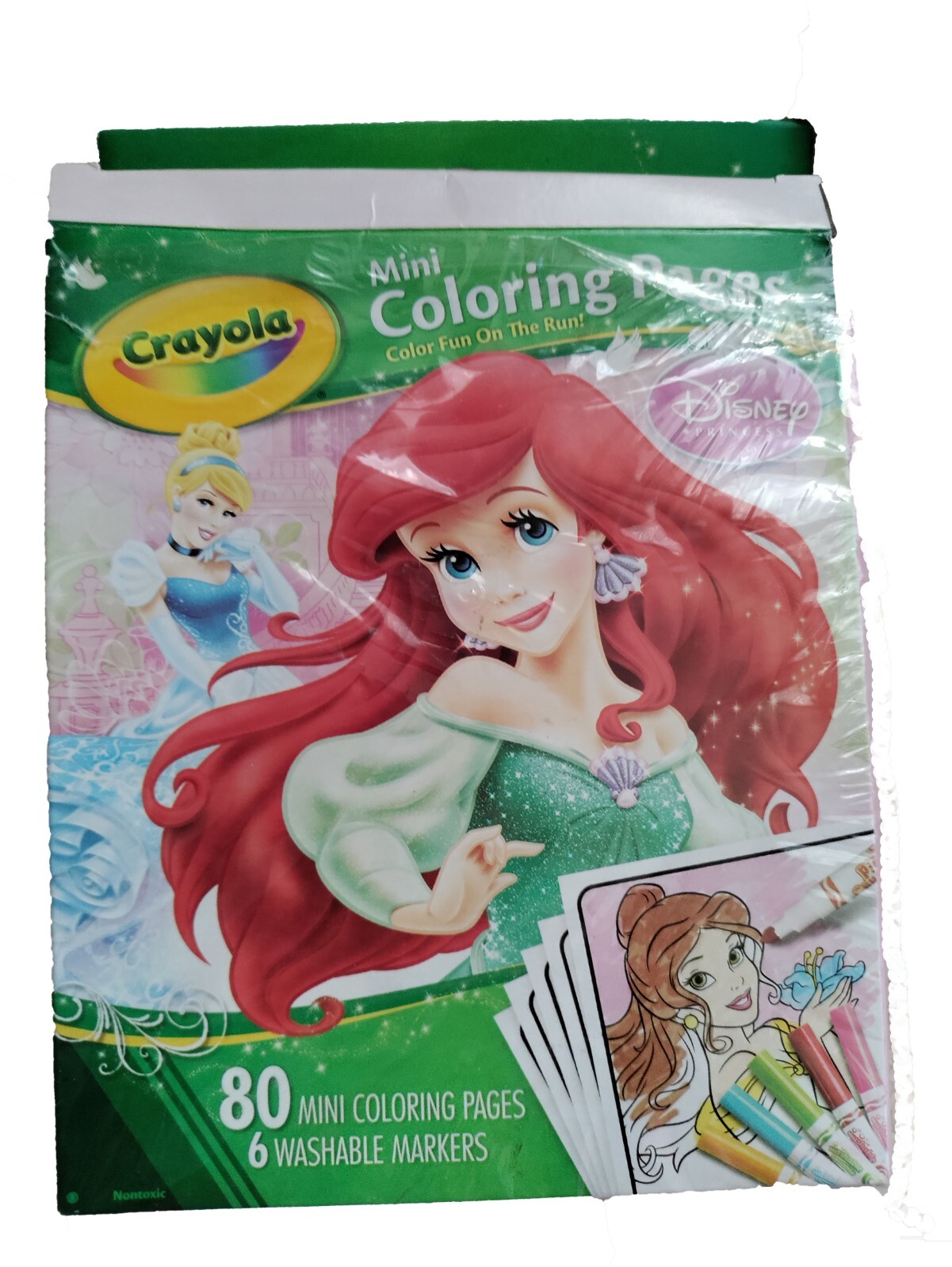 Disney Princess Math, Coloring Pages, Crayons & Minnie Colors, Shapes: Set of 4