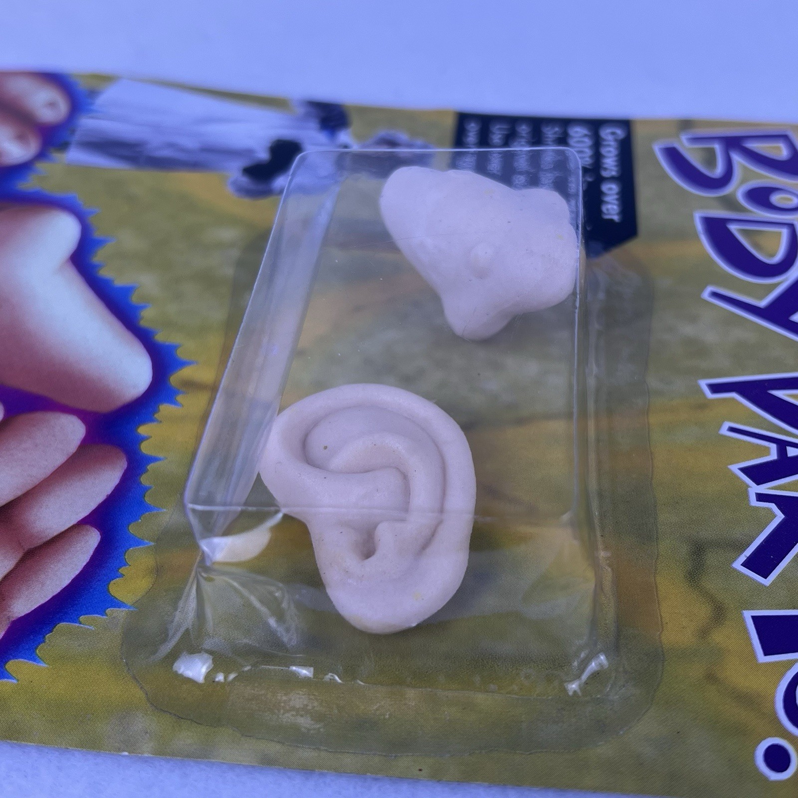 1998 Amazing Growing Body Parts Nose And Ear Illuminations Dead-Stock Halloween