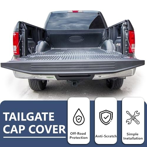 PIT66 Tailgate Moulding Cap, Compatible with Ford F150 2015-2020 Moulding