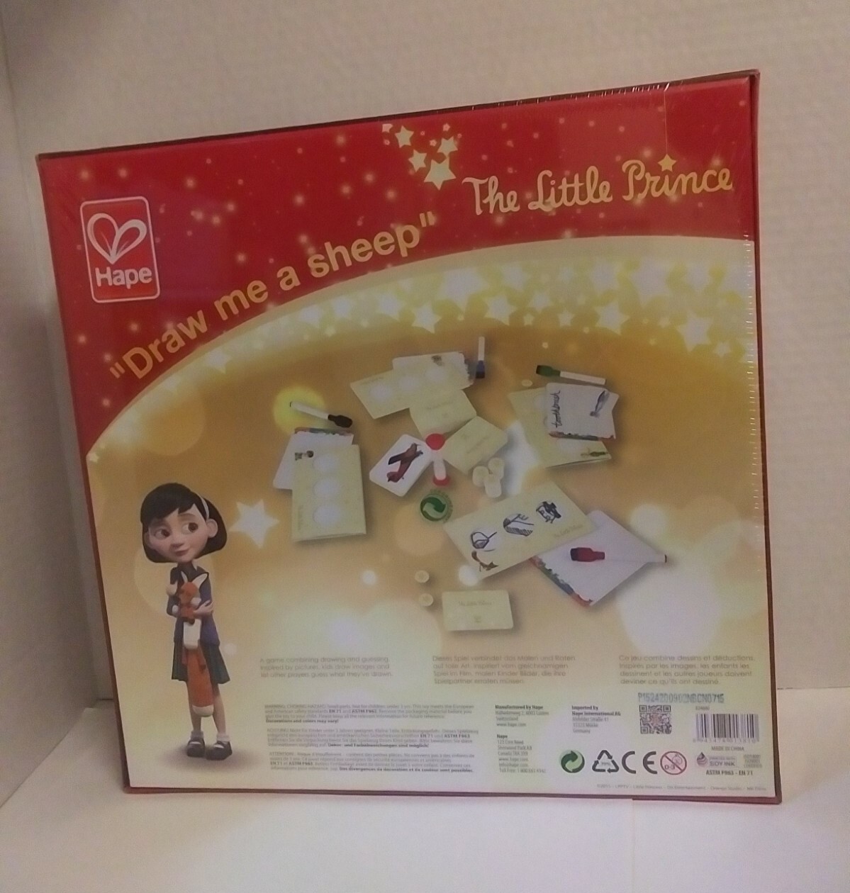 The Little Prince “Draw Me A Sheep” Card Game Hape Board Game Drawing Art