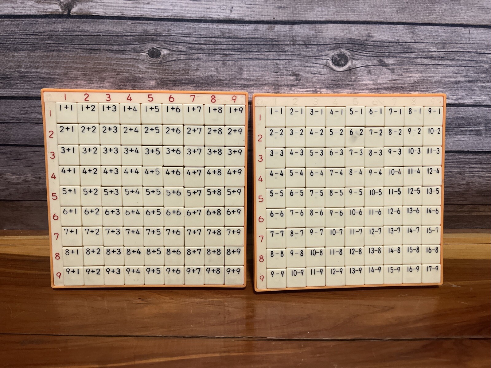 Vtg Push Down Addition & Subtraction Master Co. Counting Counters Made in Japan
