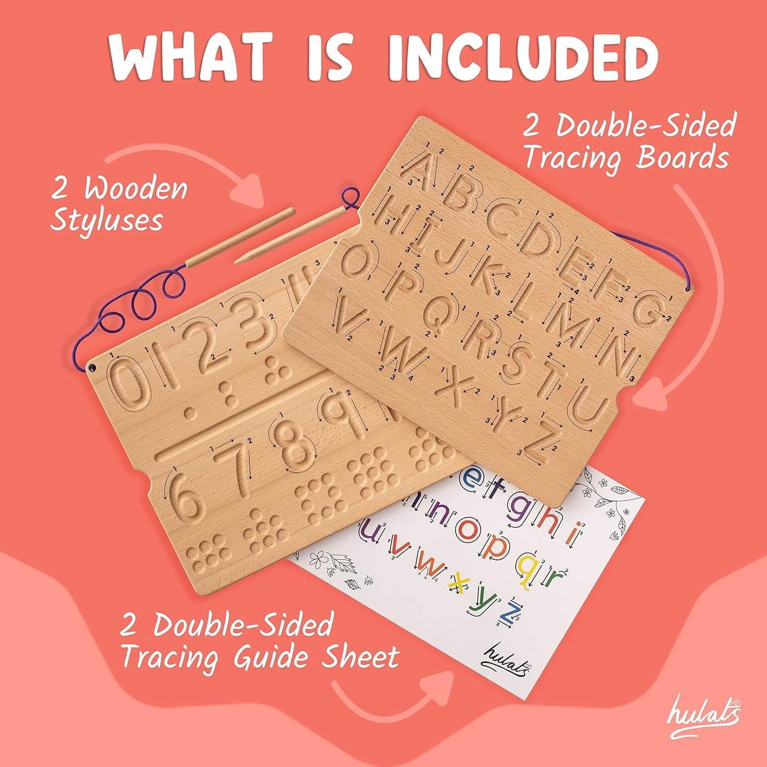 Montessori Alphabet & Numbers Tracing Set – Ages 3-5
