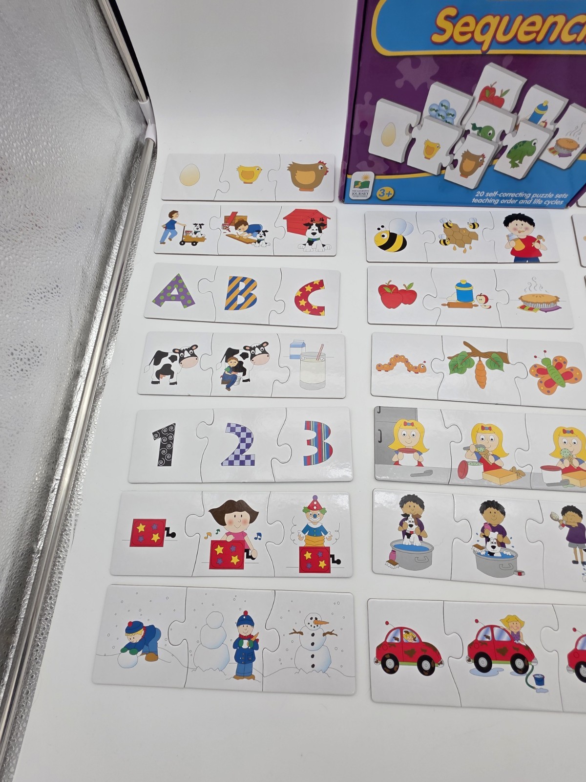 Learning Journey Match It Sequencing 20-3 Pc Puzzle Sets Self Correcting Puzzles