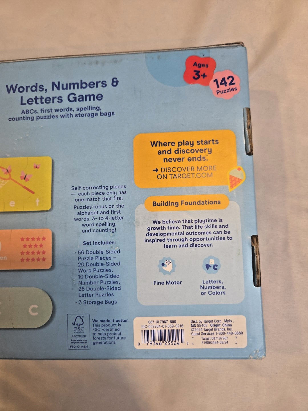 Gigglescape Words, Numbers, & Letters Game – Educational Toddler Set New In Box