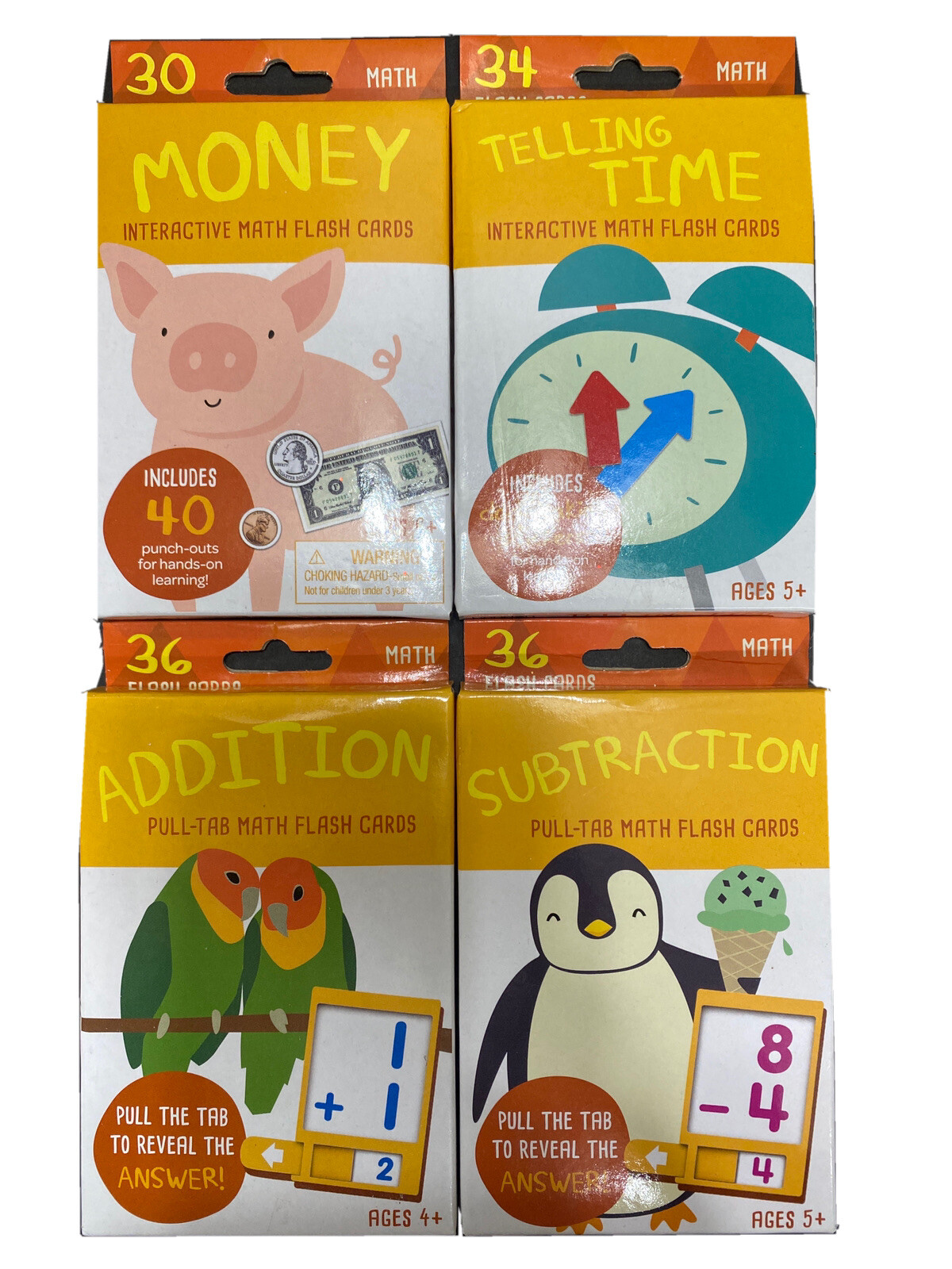 Bundle Listing for brkpnt Flash Cards Money/Telling Time/Addition/Subtract