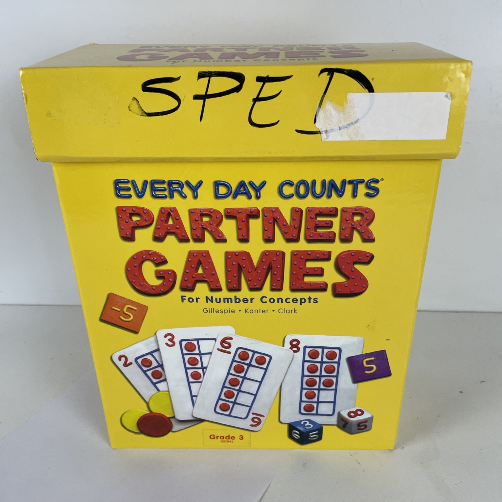 Number Concepts Fractions Grade 3 Partner Games Teacher Edition Every Day Counts
