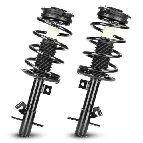Front Complete Struts Shock Absorber Coil Spring Assembly Compatible with Nissan