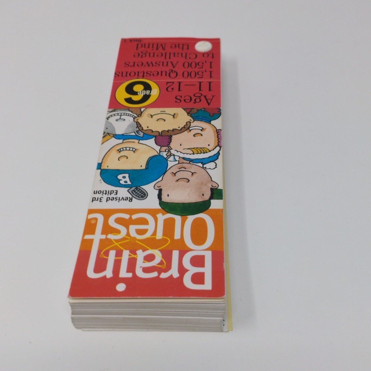 Brain Quest Grade 6 (Ages 11 – 12) Decks 1. & 2 3rd Edition Brain quest Cards