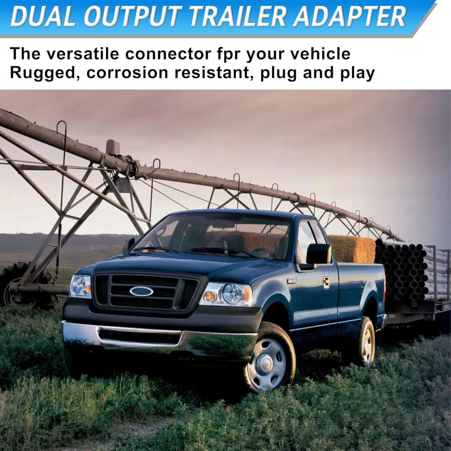 4 & 7 Pin Trailer Tow Wiring Harness Ford F250 F350 Super Duty 1999 Plug Fit