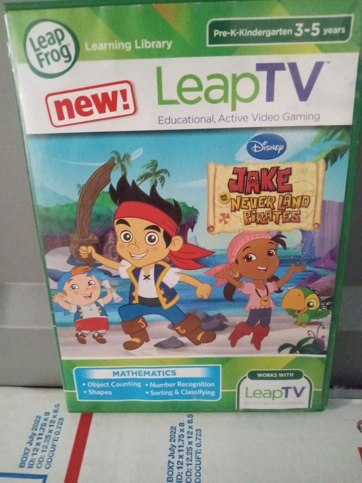 Leap Frog Learning Game Jake & The Neverland Pirates LeapTV Mathematics #175c