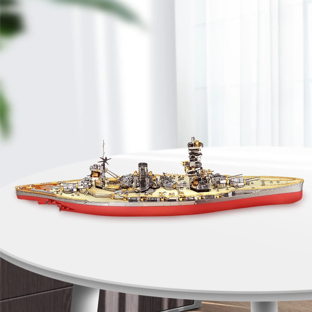 3D Metal Puzzle Battleship Model Building Kits Boat Teens Brain Teaser Gift