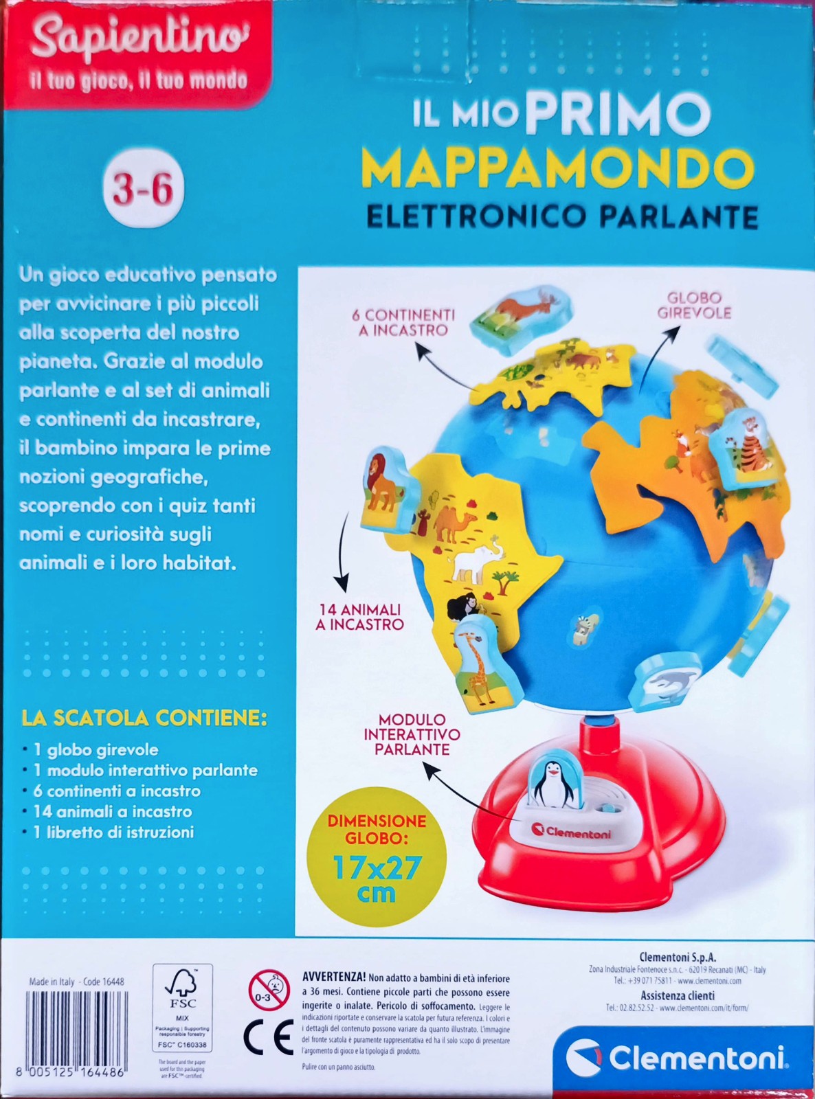 MY FIRST ELECTRONIC GLOBE MAP