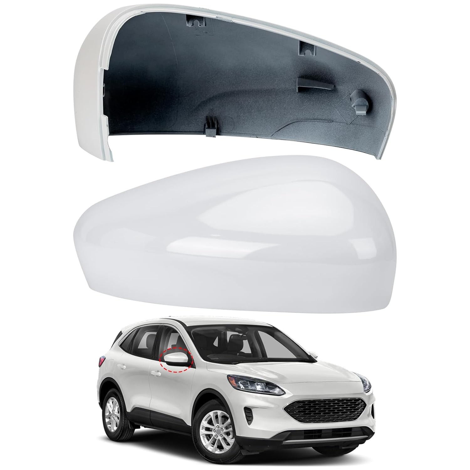 Ford Escape SE Passenger Side Mirror Cover Replacement 2020 2021 2022 2023