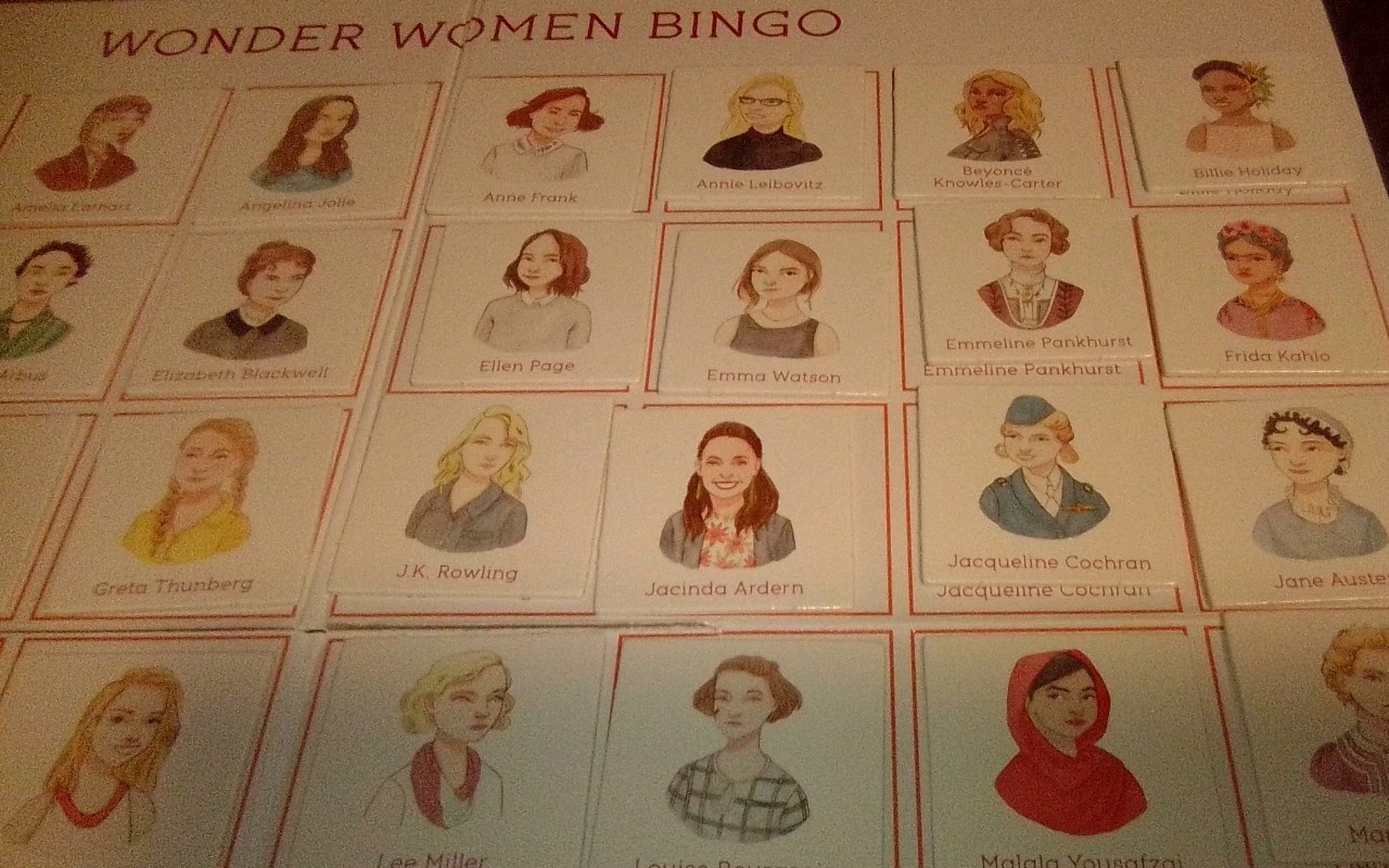 Games For Women_Wonder Women A Bingo About Women In History_5 Missing OrngPieces