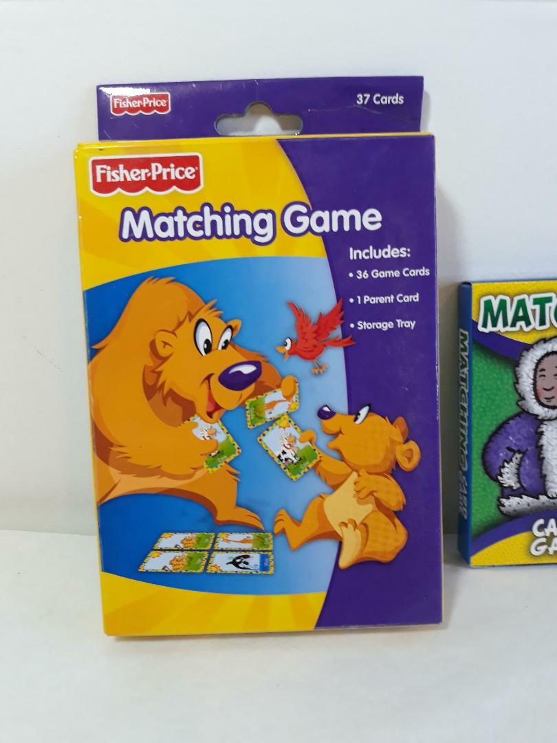 Lot of 2 Card Games for Children Fisher Price Co & US Playing Co ~ Ships FREE