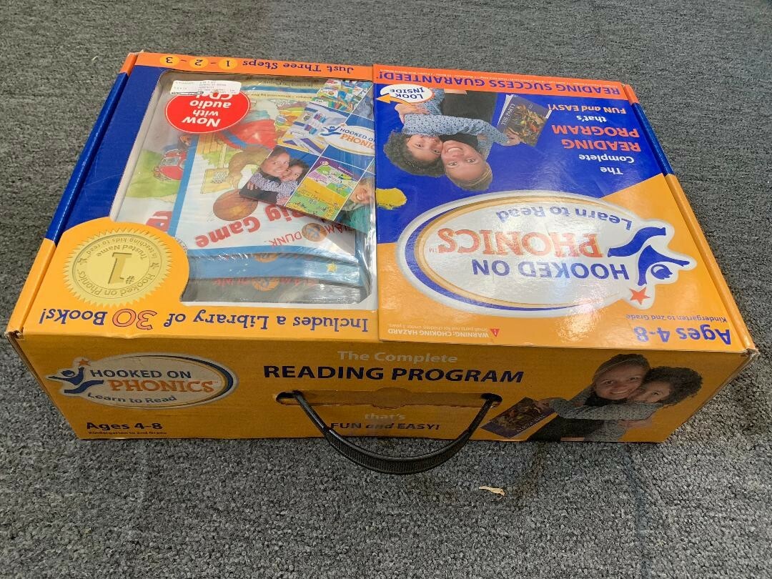 Hooked On Phonics Learn To Read Ages 4-8 (K-2nd Grade) Reading Program Read