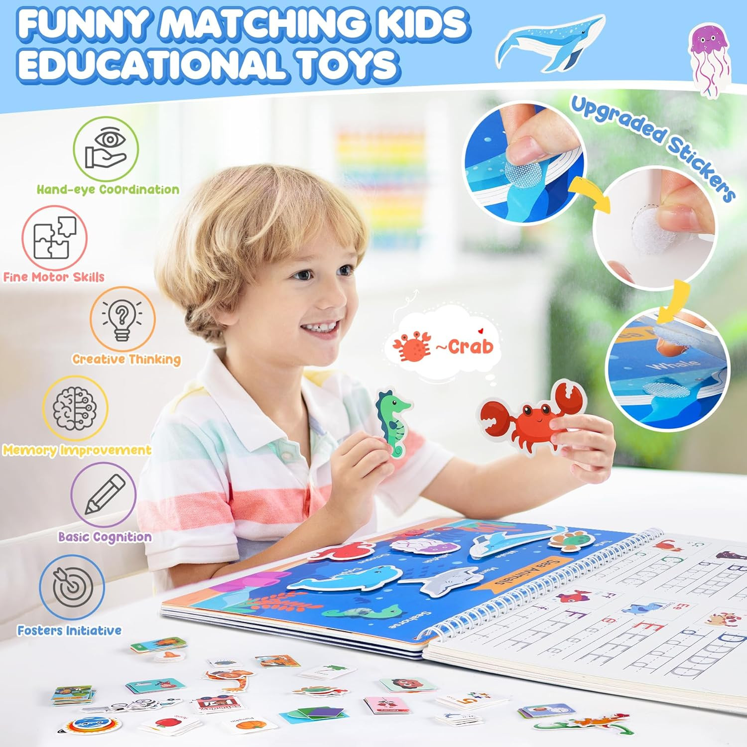 Busy Book for Toddlers – Preschool Learning Activities 36 Themes Learning