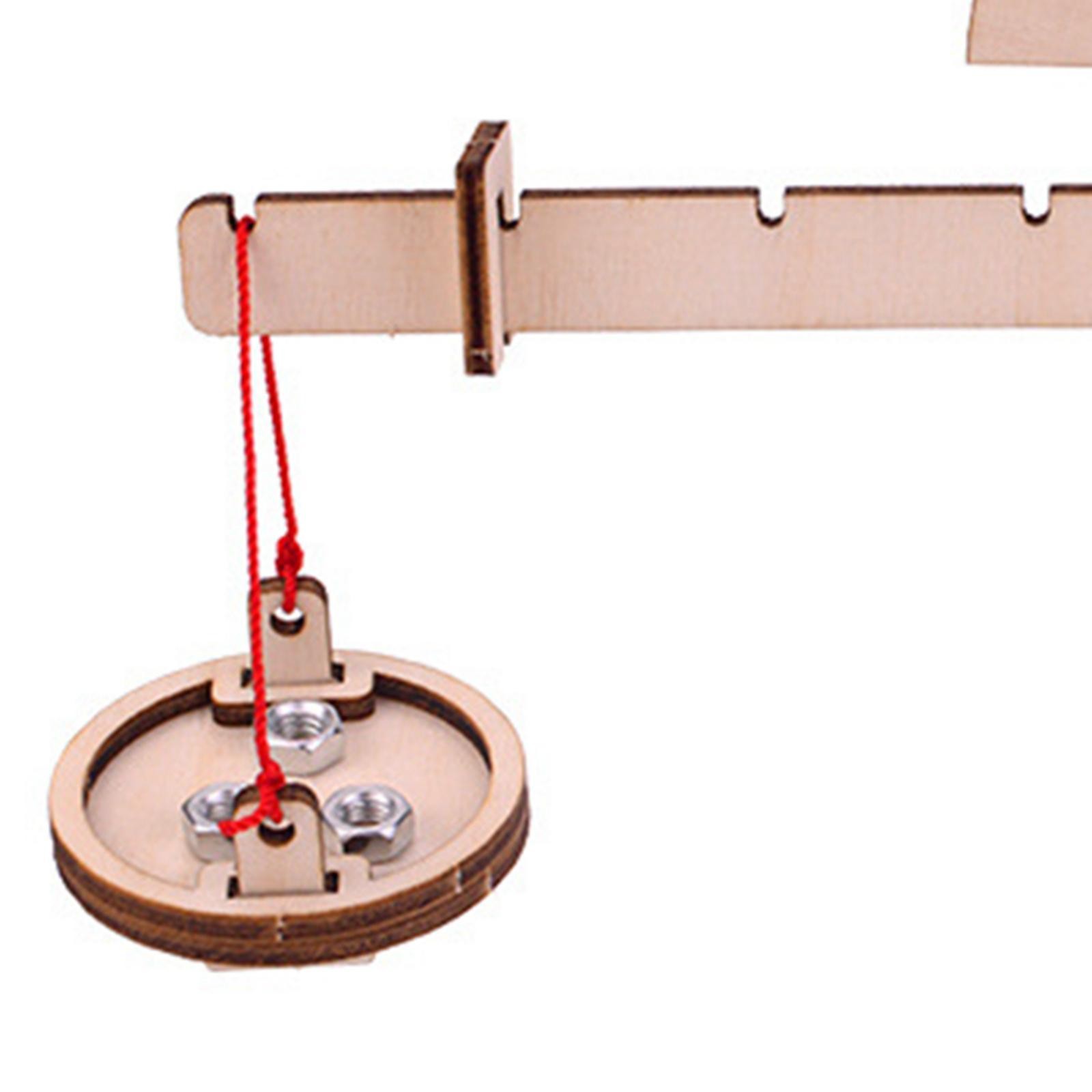 Wooden Balance Scale Kit DIY Educational Toy Learning Material Accessories