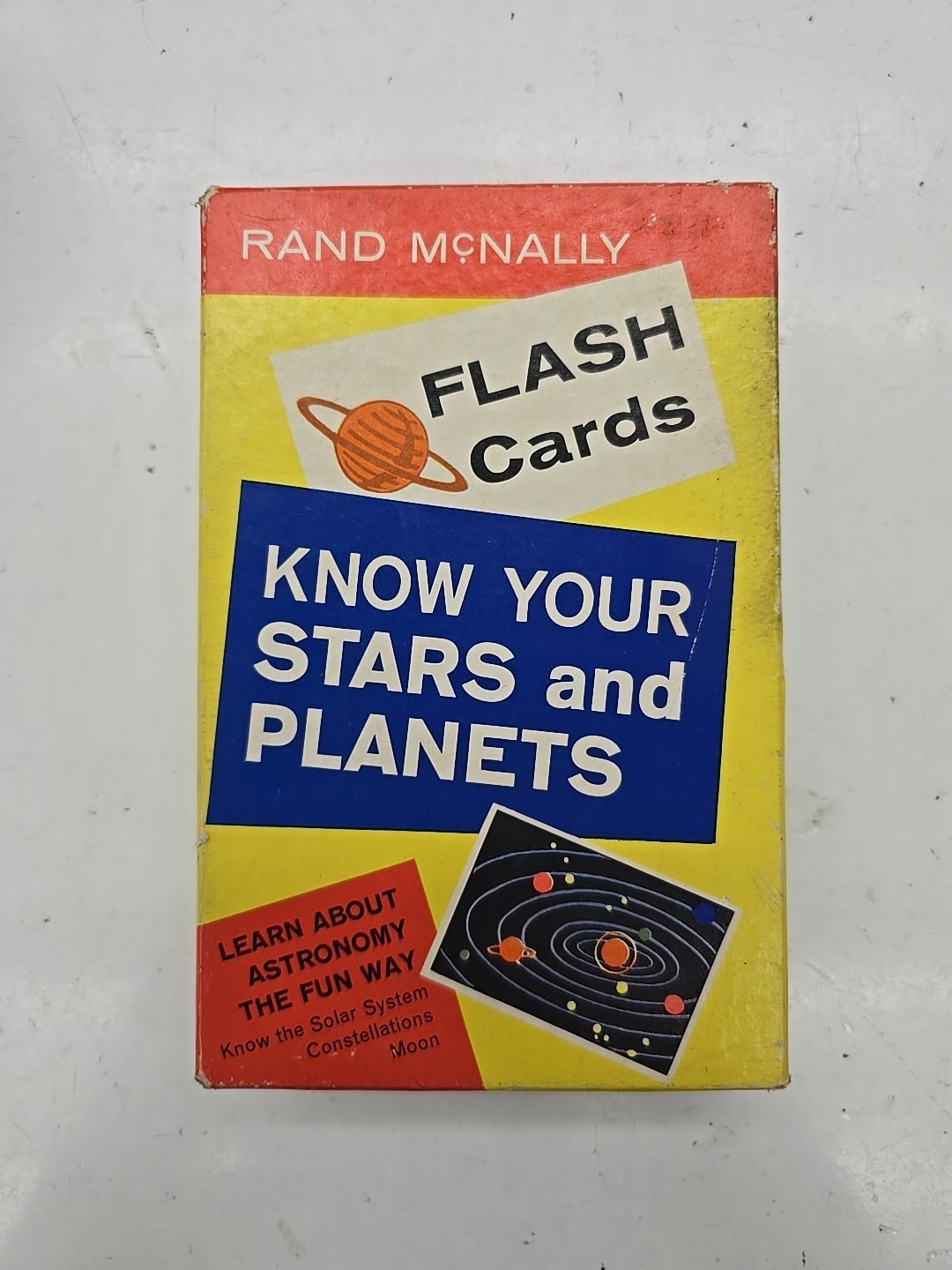 Sealed Vintage Flash Cards Know Your Stars And Planets Rand McNally 1960’s
