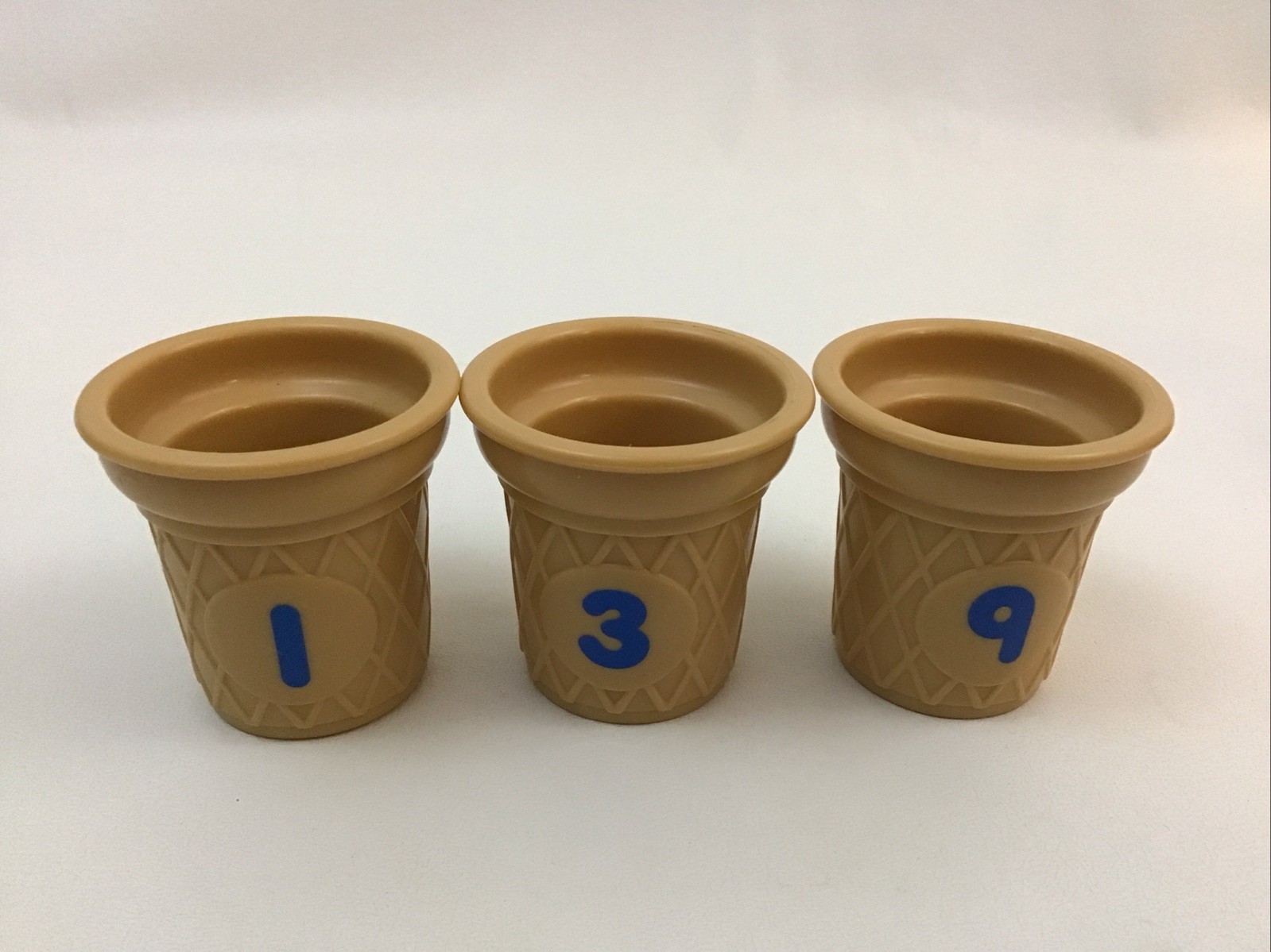 Lakeshore Counting Cones Colors Counting Pretend Food Replacement pcs Heavy LotH
