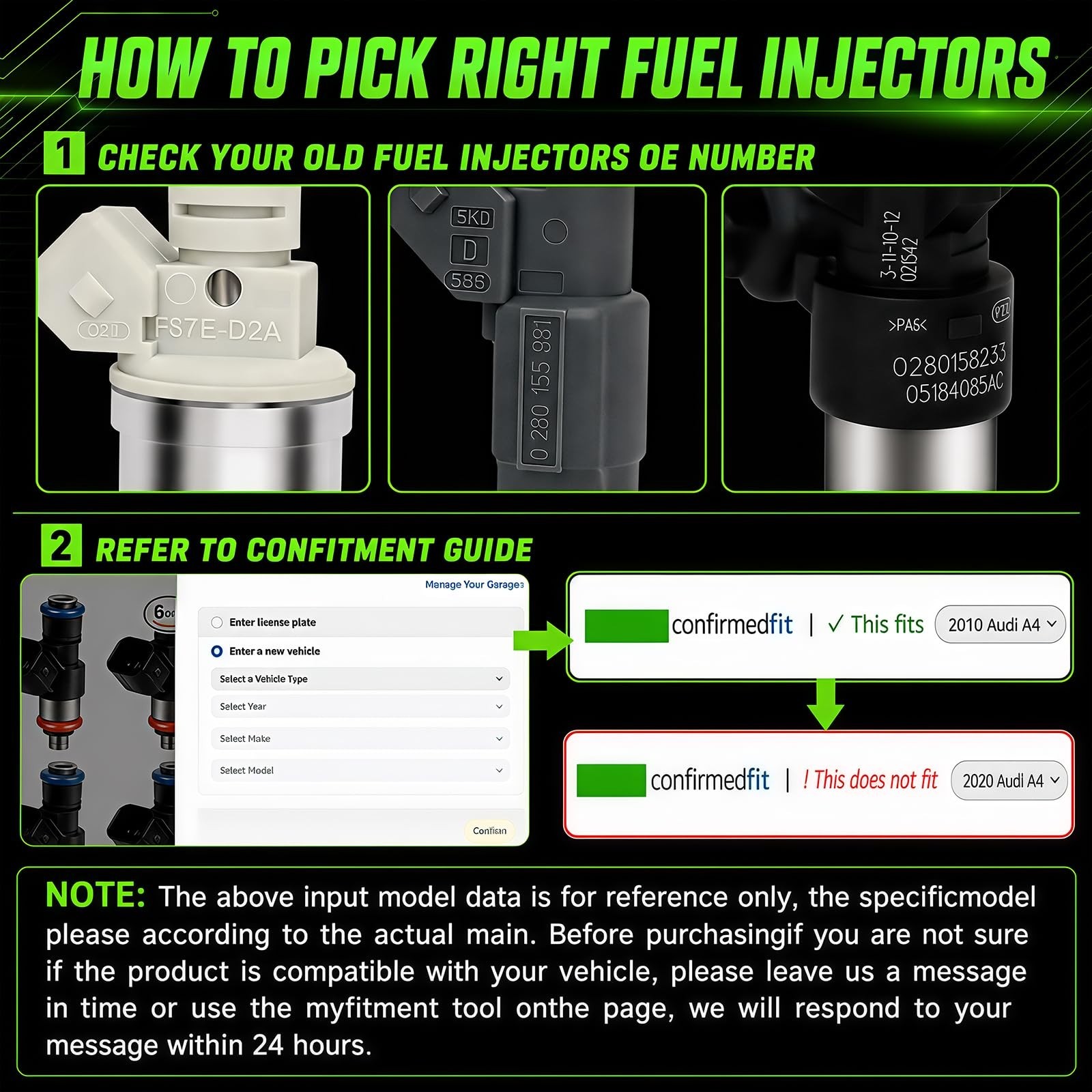 4PCS Fuel Injectors Compatible for Kia Soul 2017-2019 1.6L, Rio 2018-2020, fo…