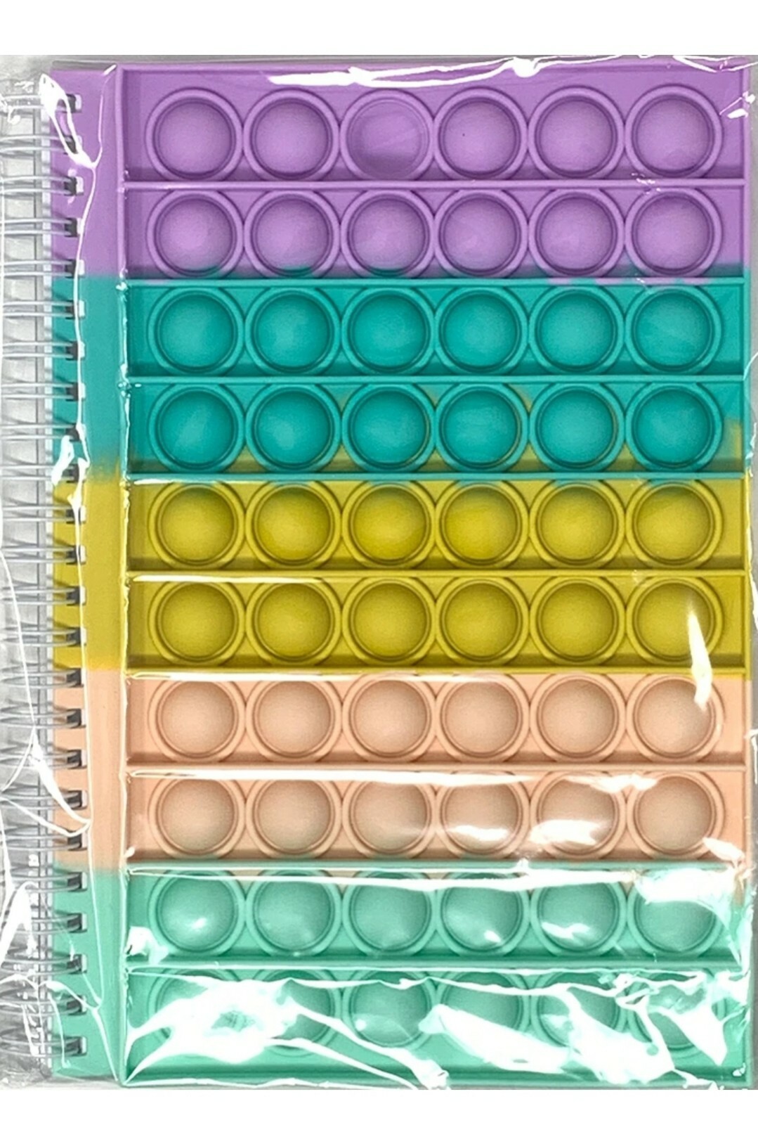 Pop it Fidget Spiral Notebook