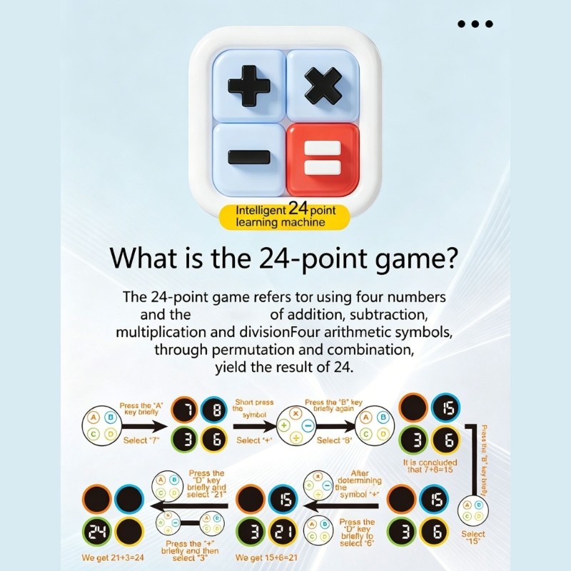 Creative Arithmetics Puzzle Learning Machine Toy For Kids Logical Skill Exercise